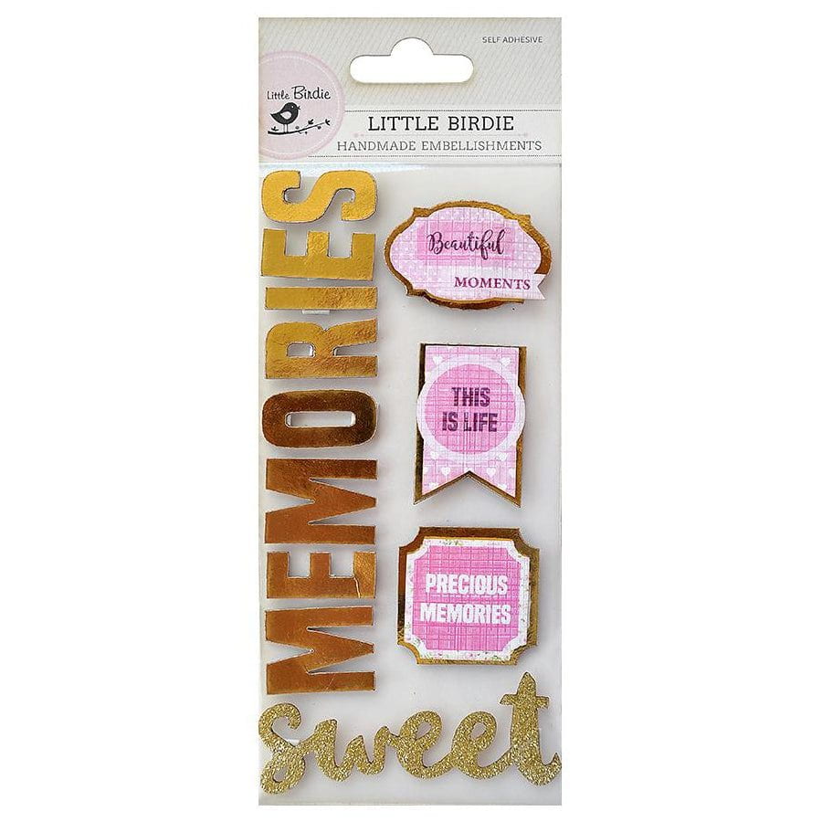 Word & Sentiment Stickers from Little Birdie