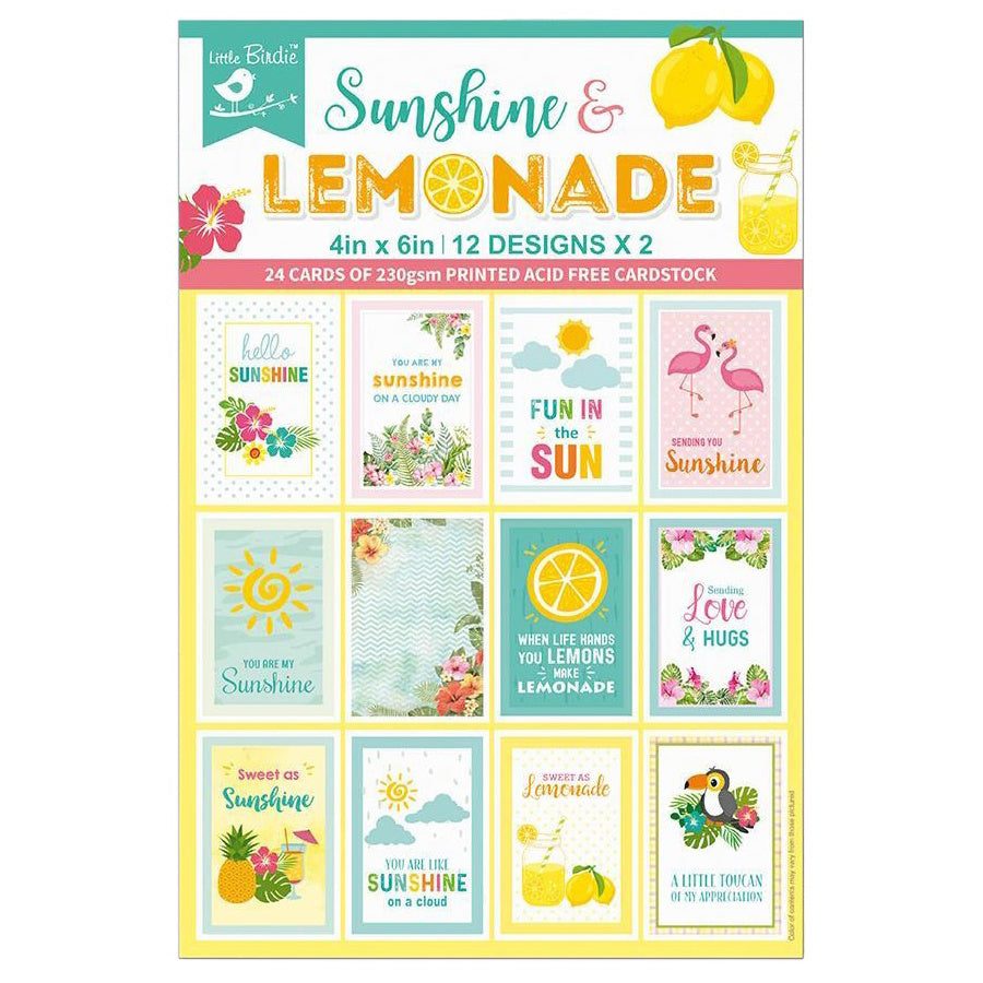 Journaling Cards from Little Birdie, 24 pack