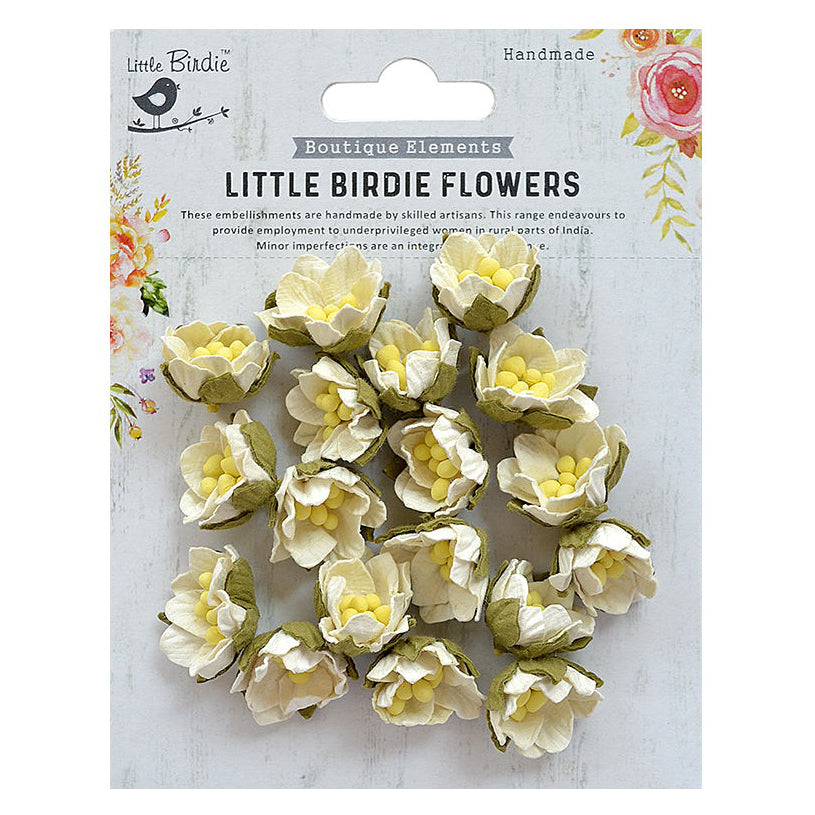Little Birdie Butter Cup Flowers - Moonlight