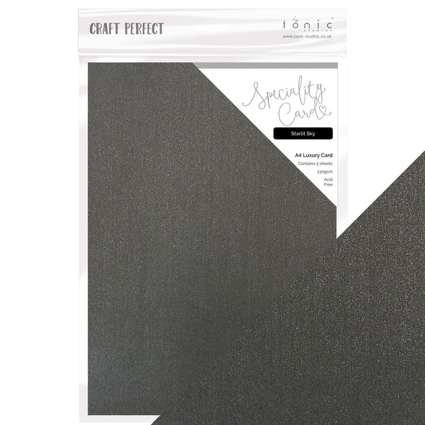 Craft Perfect A4 Luxury Embossed Cardstock Pack