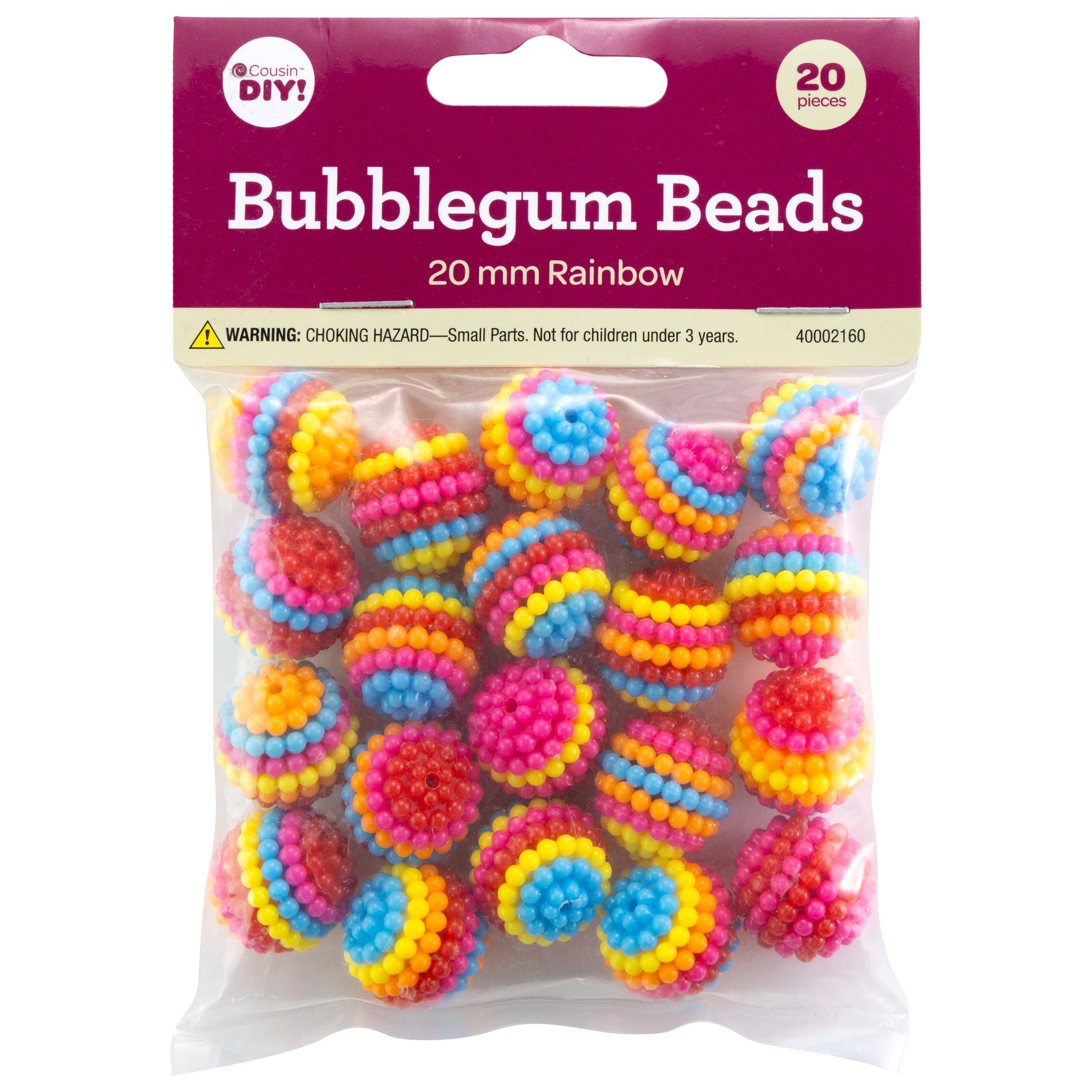 20mm Bubblegum Beads from CousinDIY