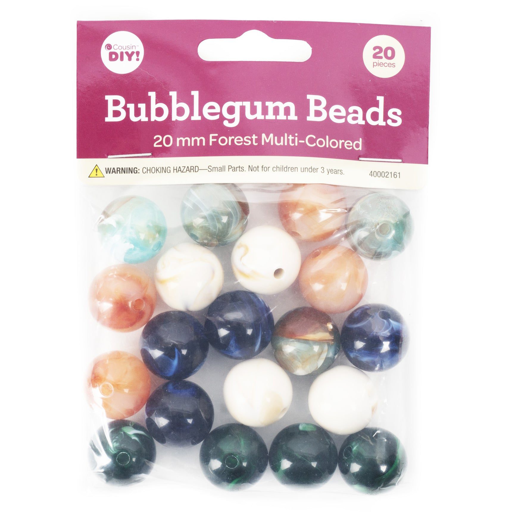 20mm Bubblegum Beads from CousinDIY