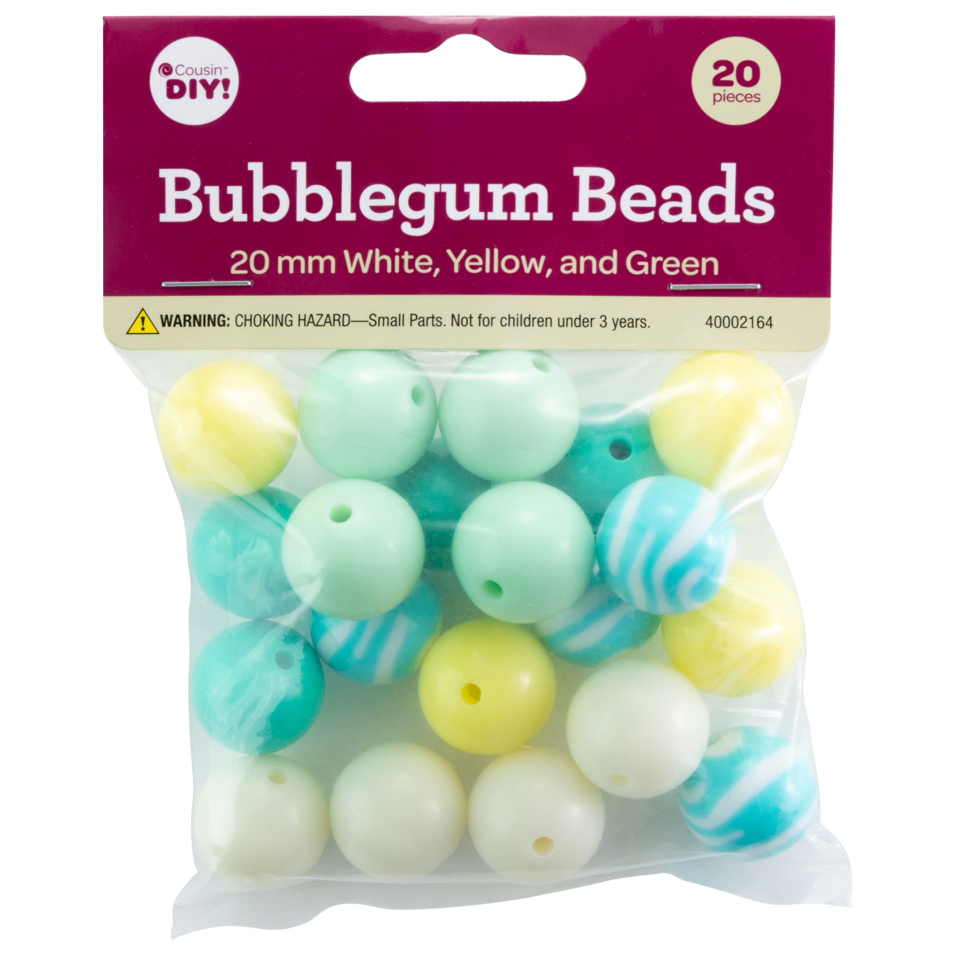 20mm Bubblegum Beads from CousinDIY