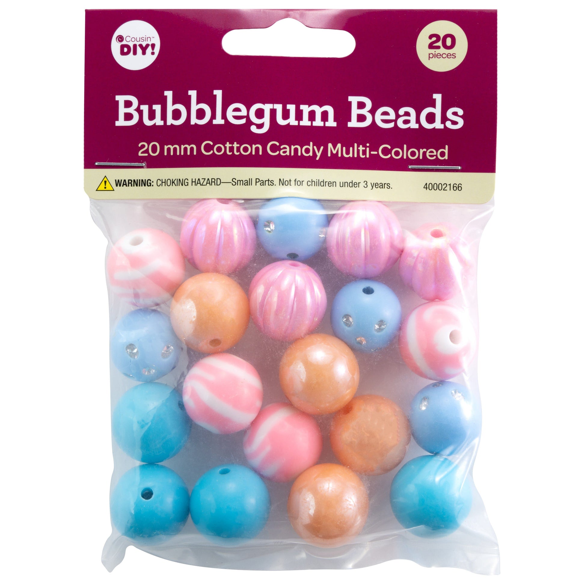 20mm Bubblegum Beads from CousinDIY