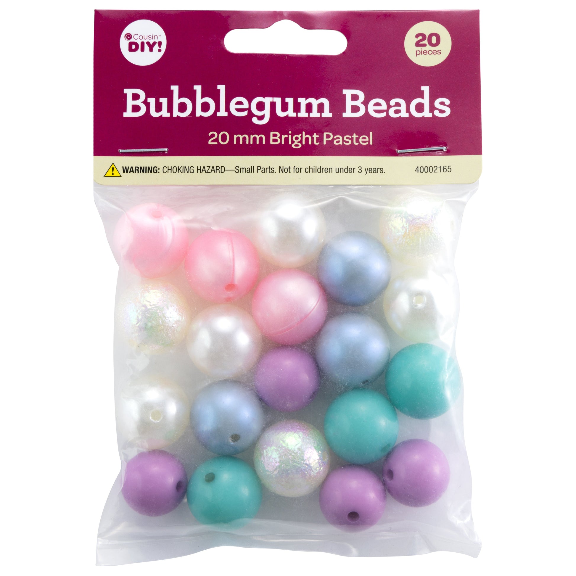 20mm Bubblegum Beads from CousinDIY