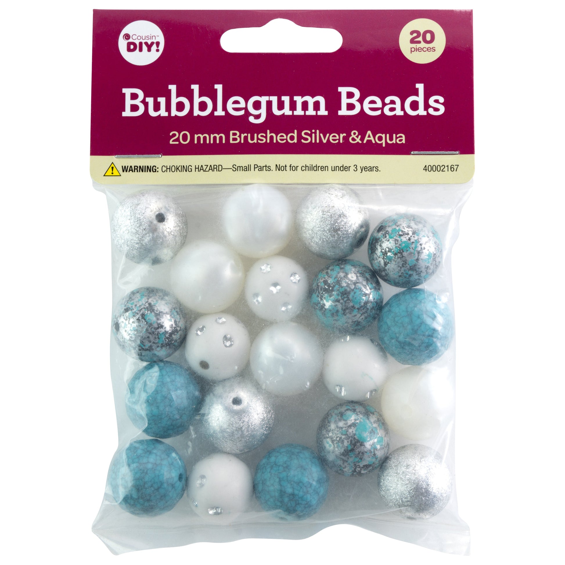 20mm Bubblegum Beads from CousinDIY
