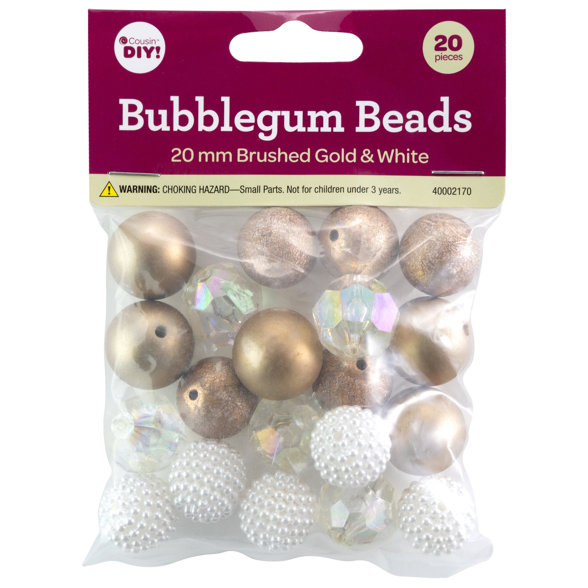 20mm Bubblegum Beads from CousinDIY