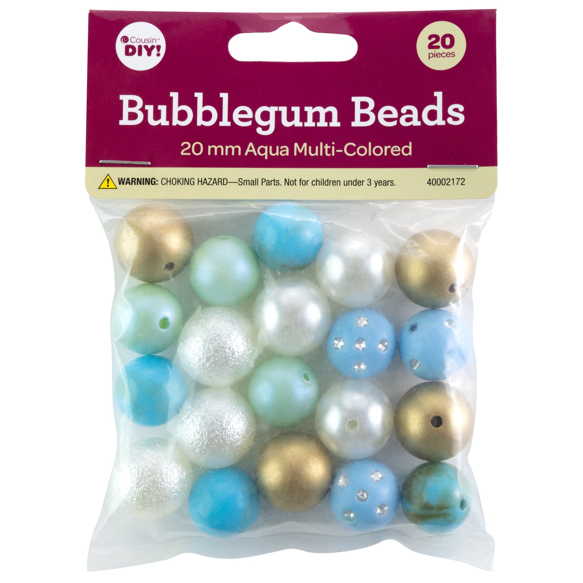 20mm Bubblegum Beads from CousinDIY