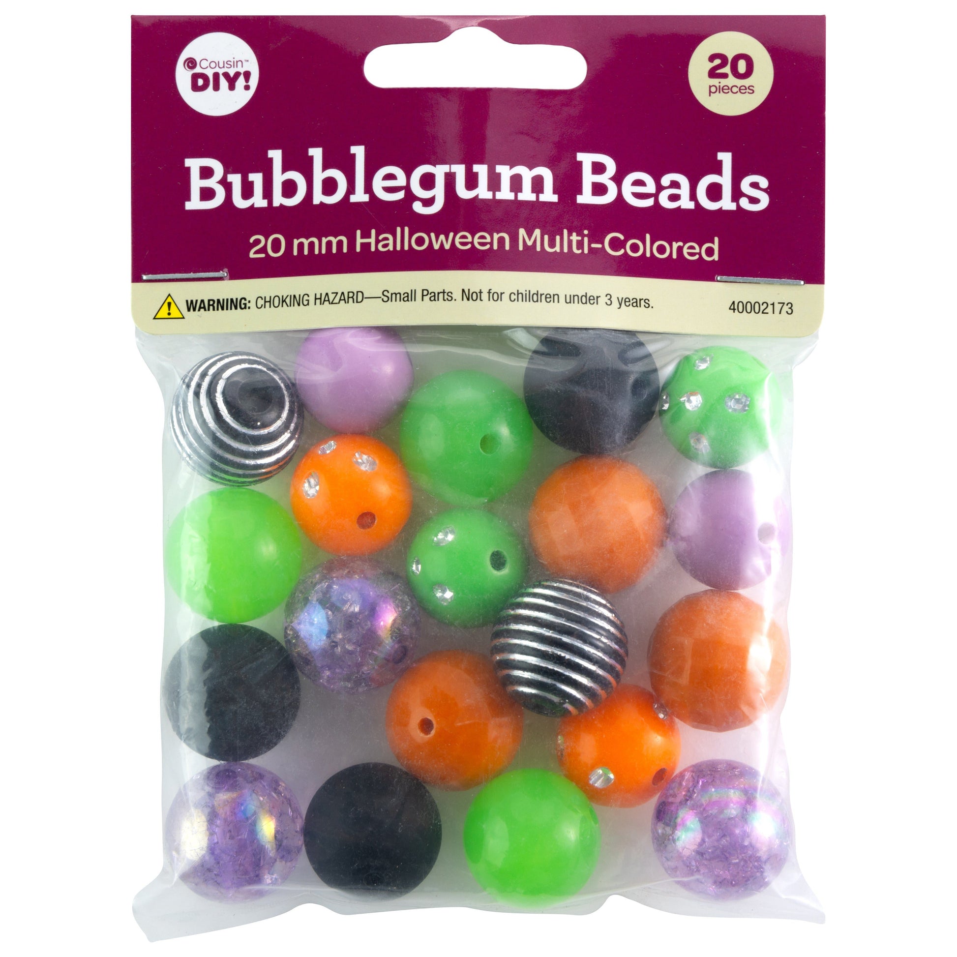 20mm Bubblegum Beads from CousinDIY