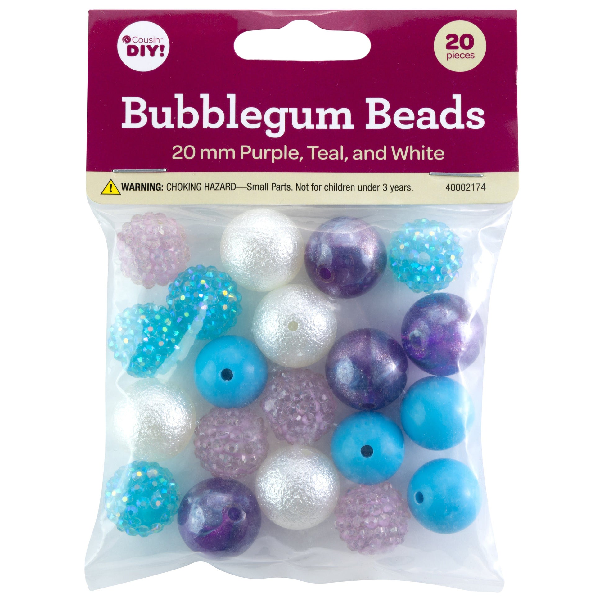 20mm Bubblegum Beads from CousinDIY