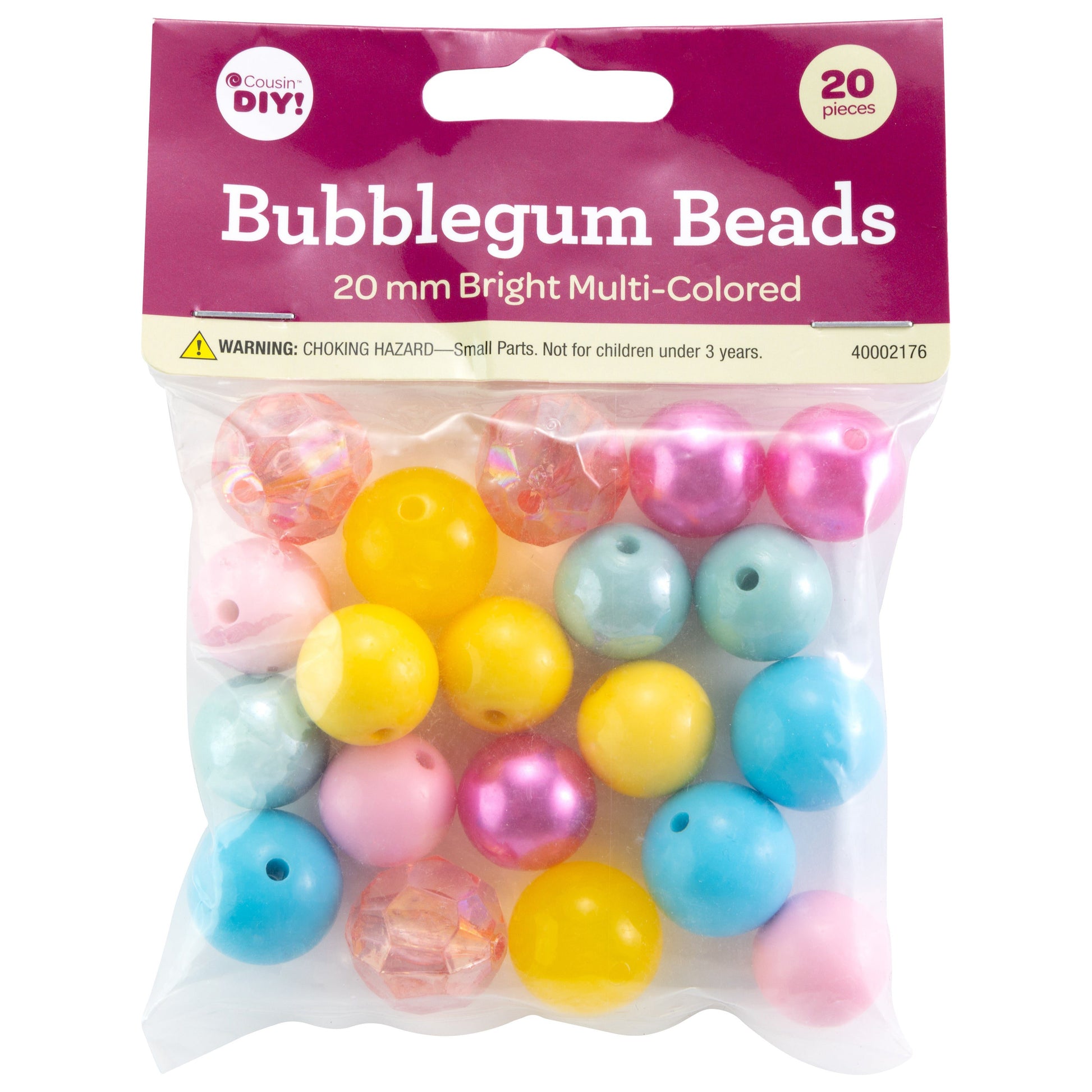 20mm Bubblegum Beads from CousinDIY