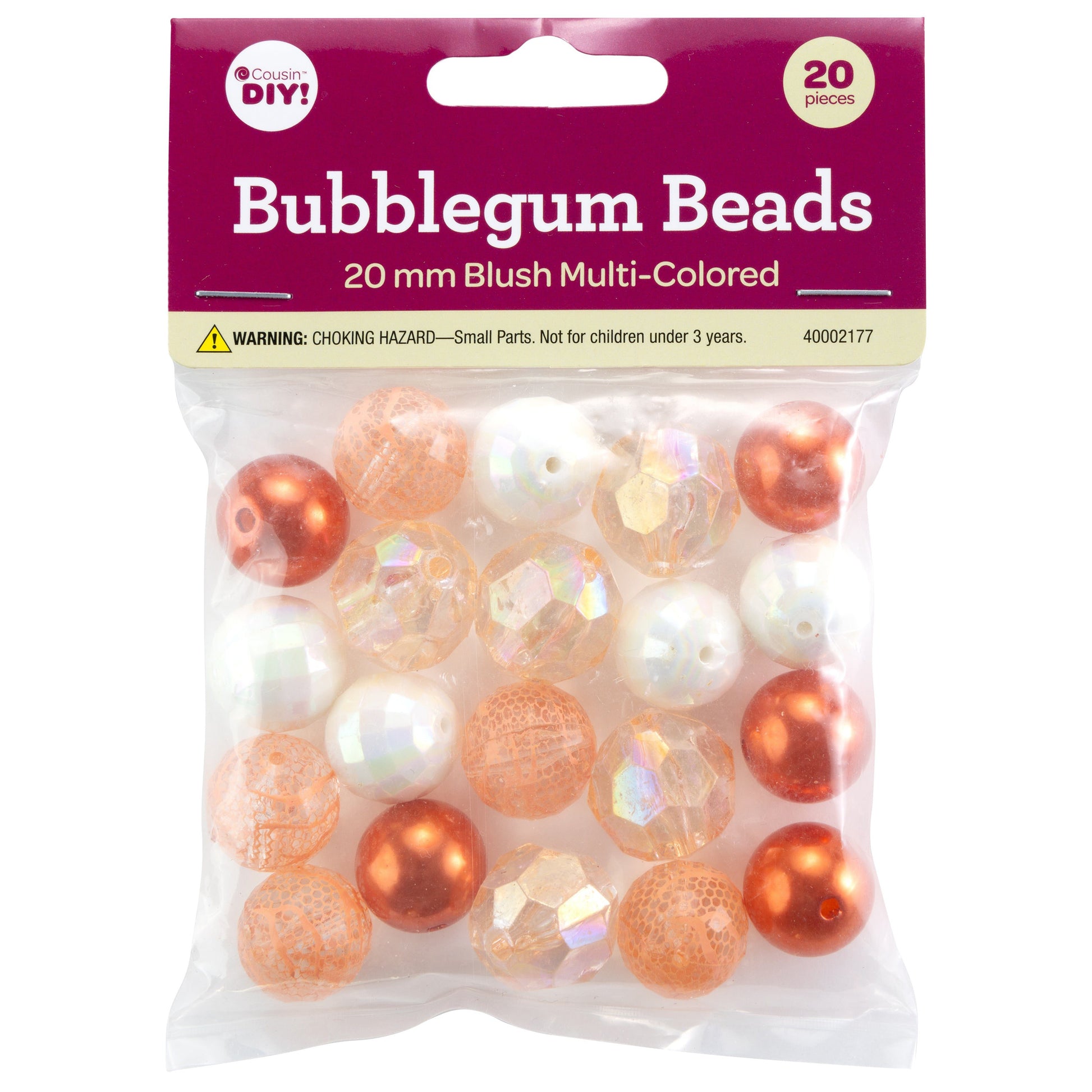 20mm Bubblegum Beads from CousinDIY