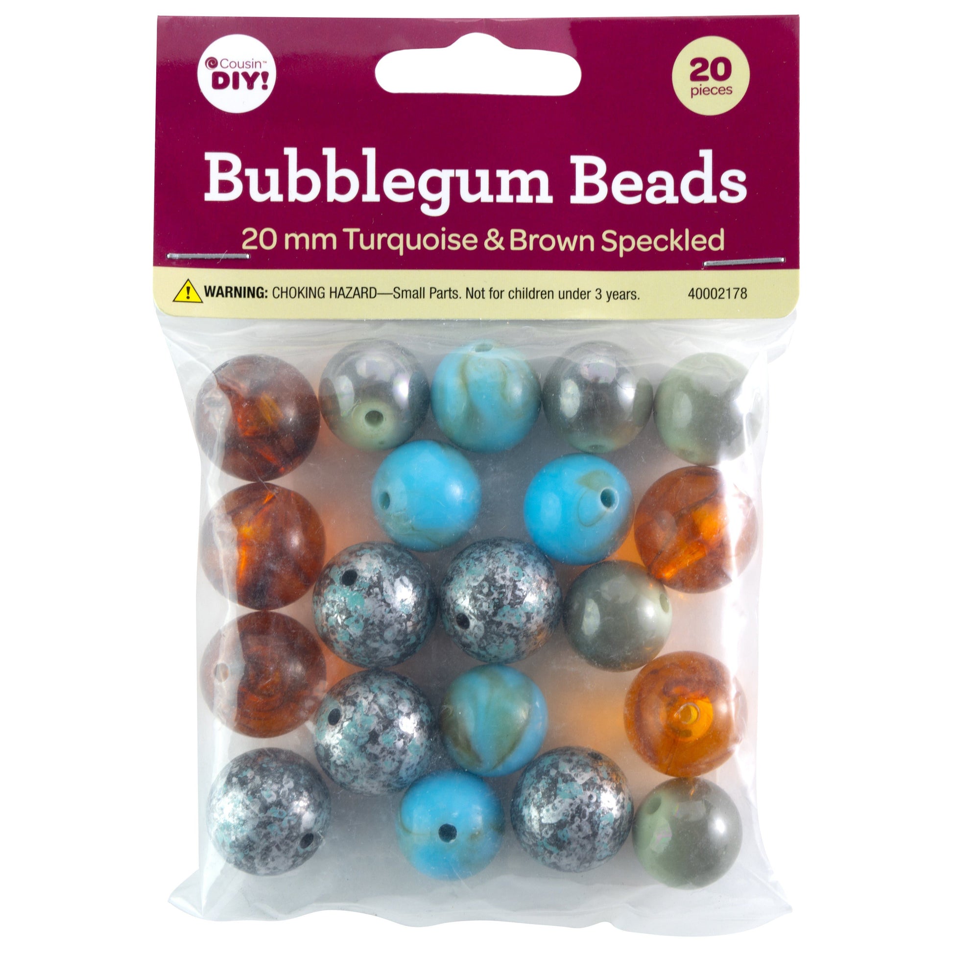 20mm Bubblegum Beads from CousinDIY
