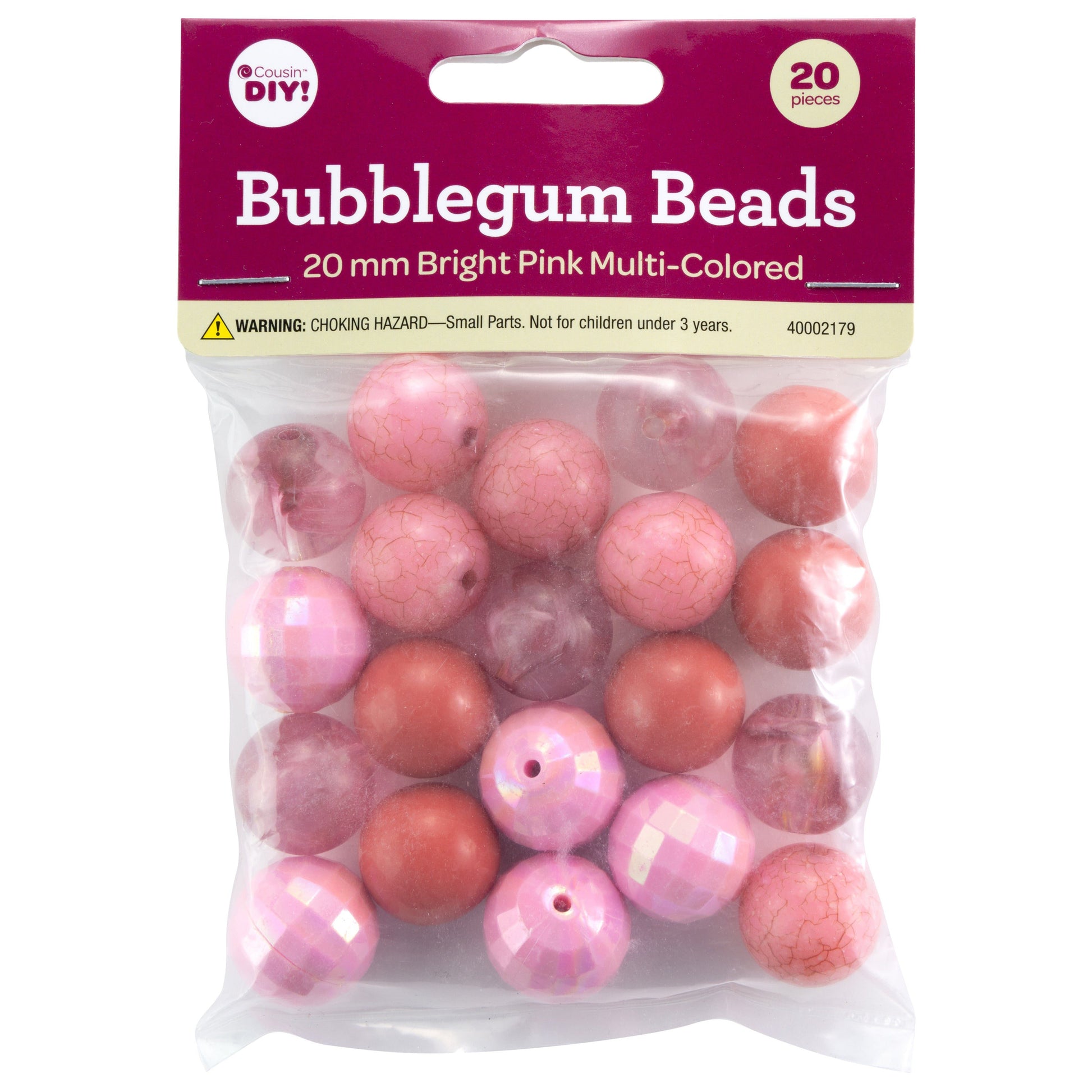 20mm Bubblegum Beads from CousinDIY