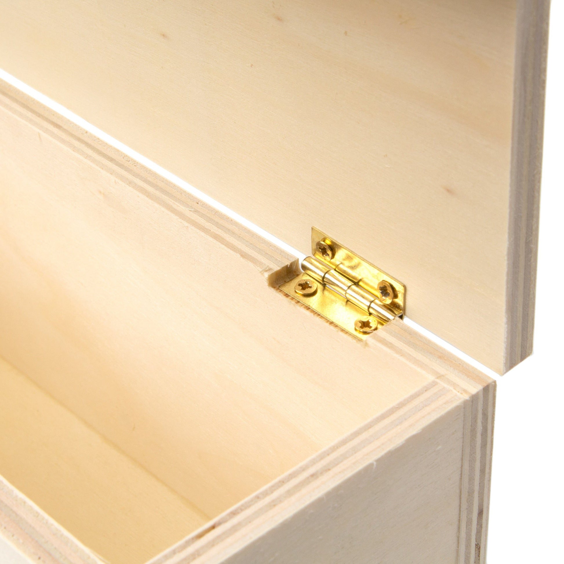 Unfinished Wood Foldover Storage Boxes from CousinDIY