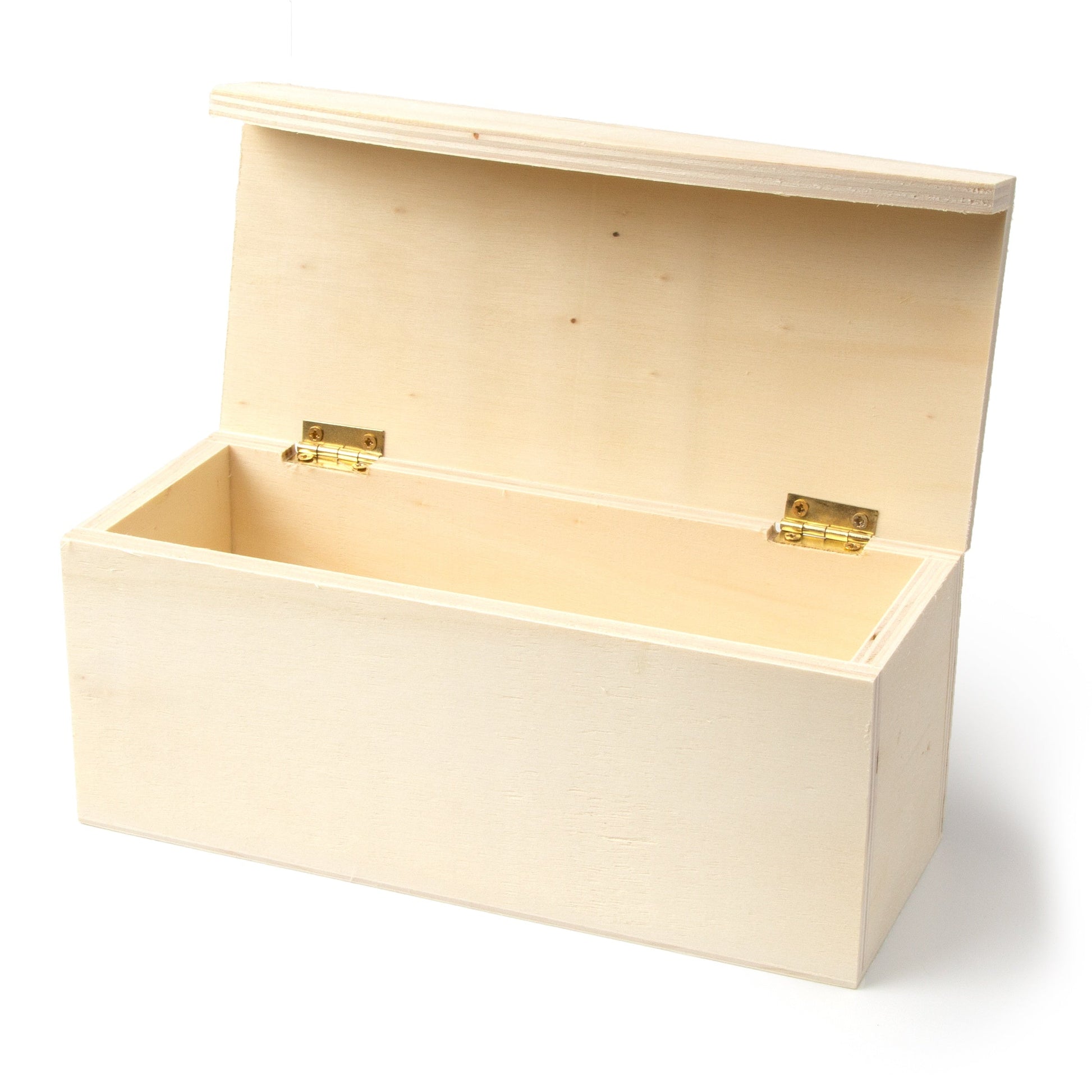 Unfinished Wood Foldover Storage Boxes from CousinDIY