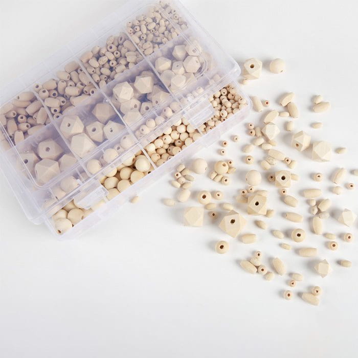 Natural Wood Bead Box Set from CousinDIY