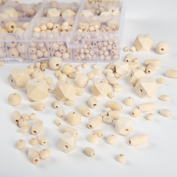 Natural Wood Bead Box Set from CousinDIY