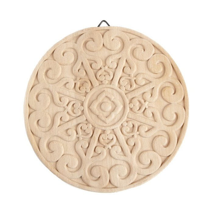 Paintable Wood Medallions from CousinDIY