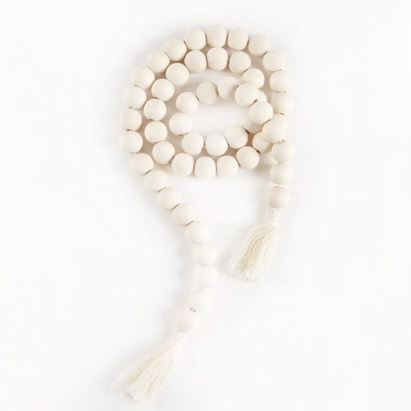 36" Unfinished Wood Bead Garland from CousinDIY
