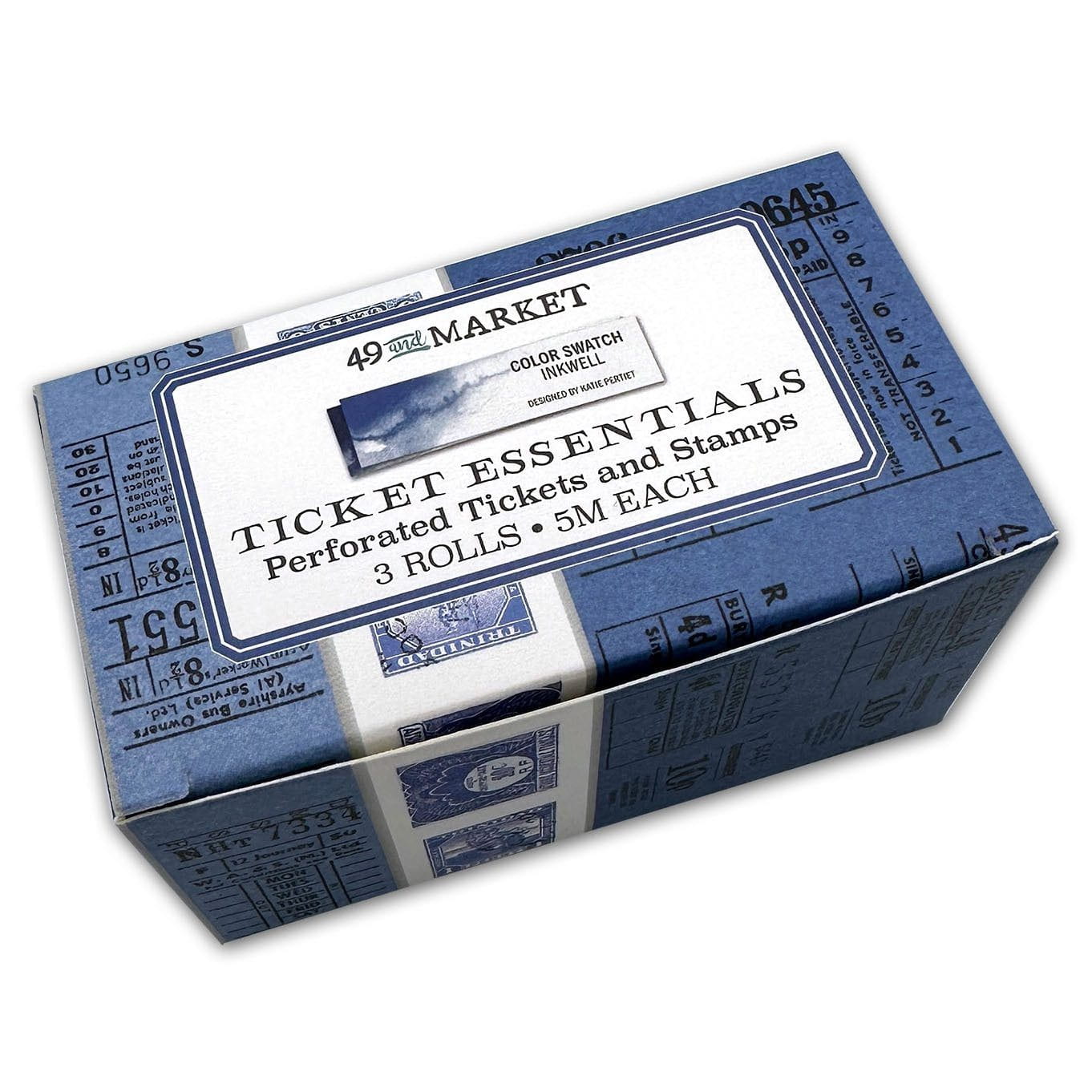 Die-Cut Ticket Essentials Rolls from 49 and Market
