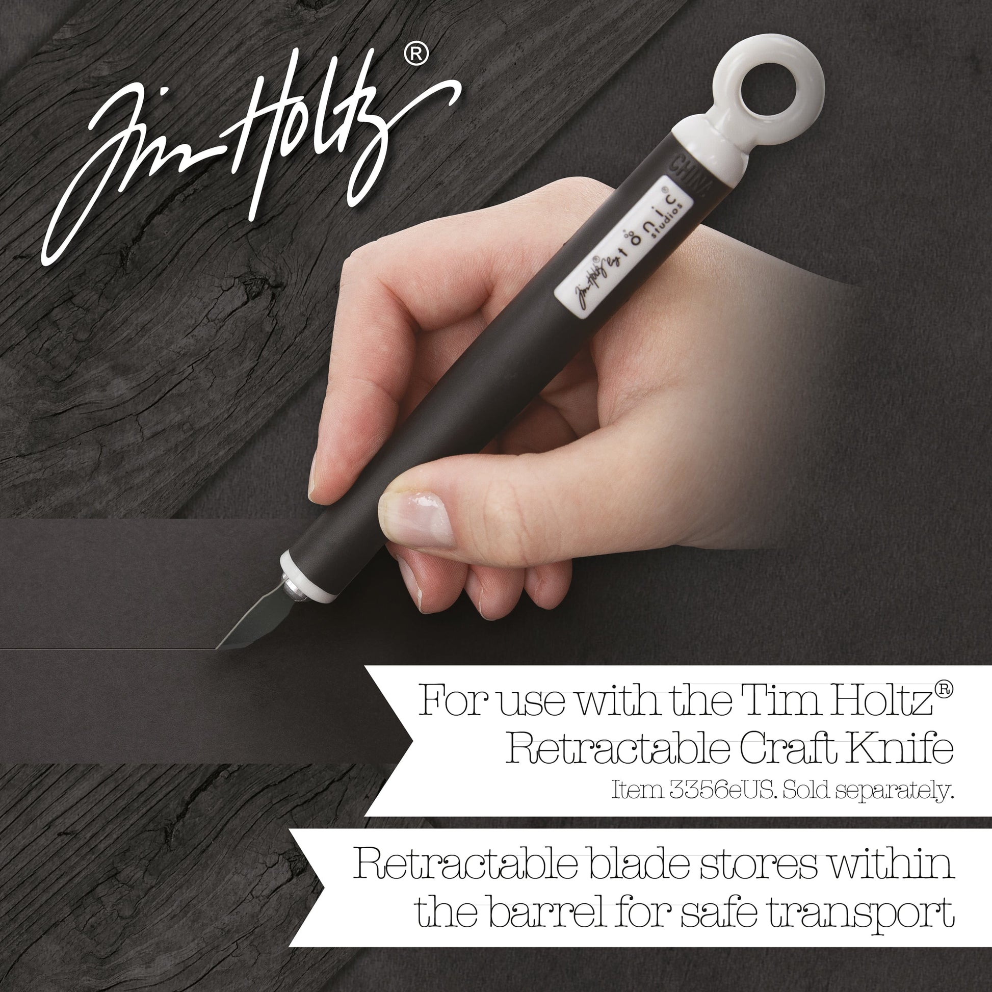 Tim Holtz Retractable Craft Knife and Refill Blades
