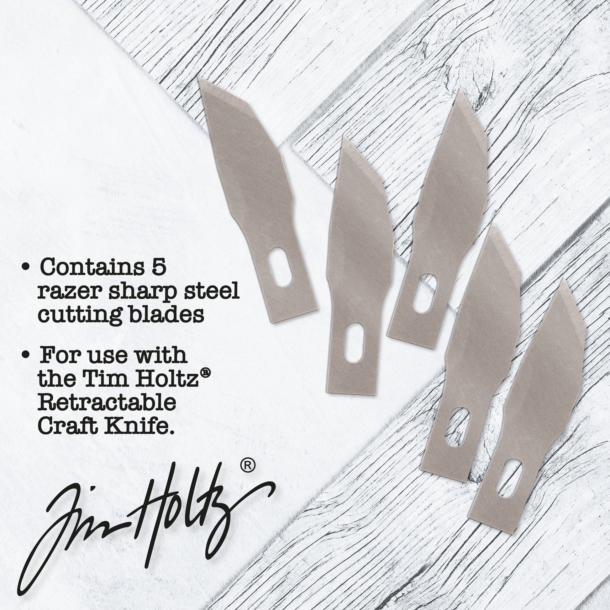 Tim Holtz Retractable Craft Knife and Refill Blades
