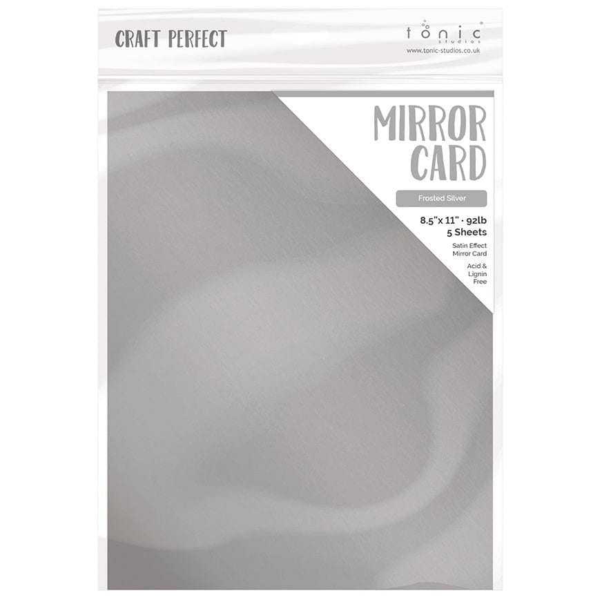 Craft Perfect 8.5x11 Satin Mirror Cardstock Pack