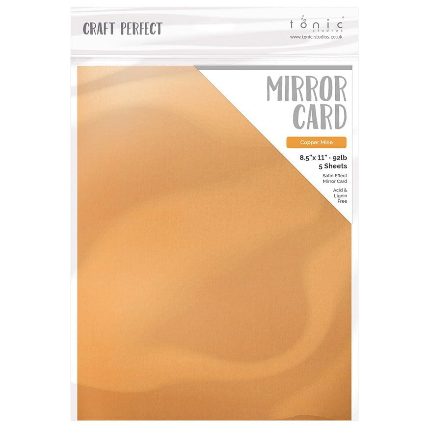 Craft Perfect 8.5x11 Satin Mirror Cardstock Pack