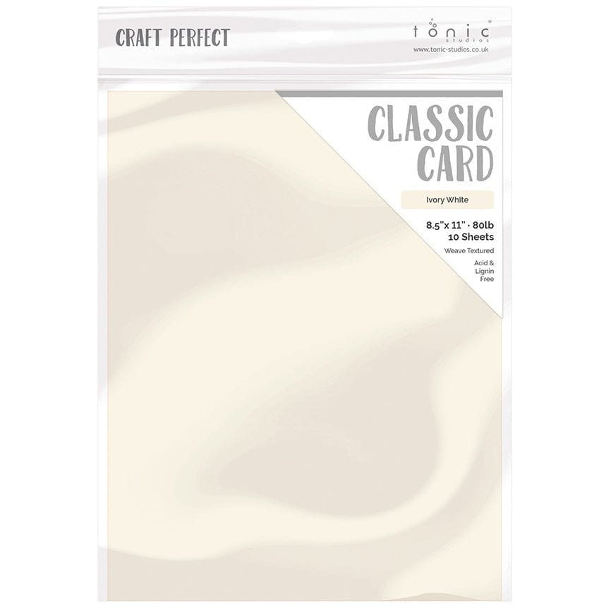 Craft Perfect 8.5x11 Weave Textured Classic Cardstock Pack
