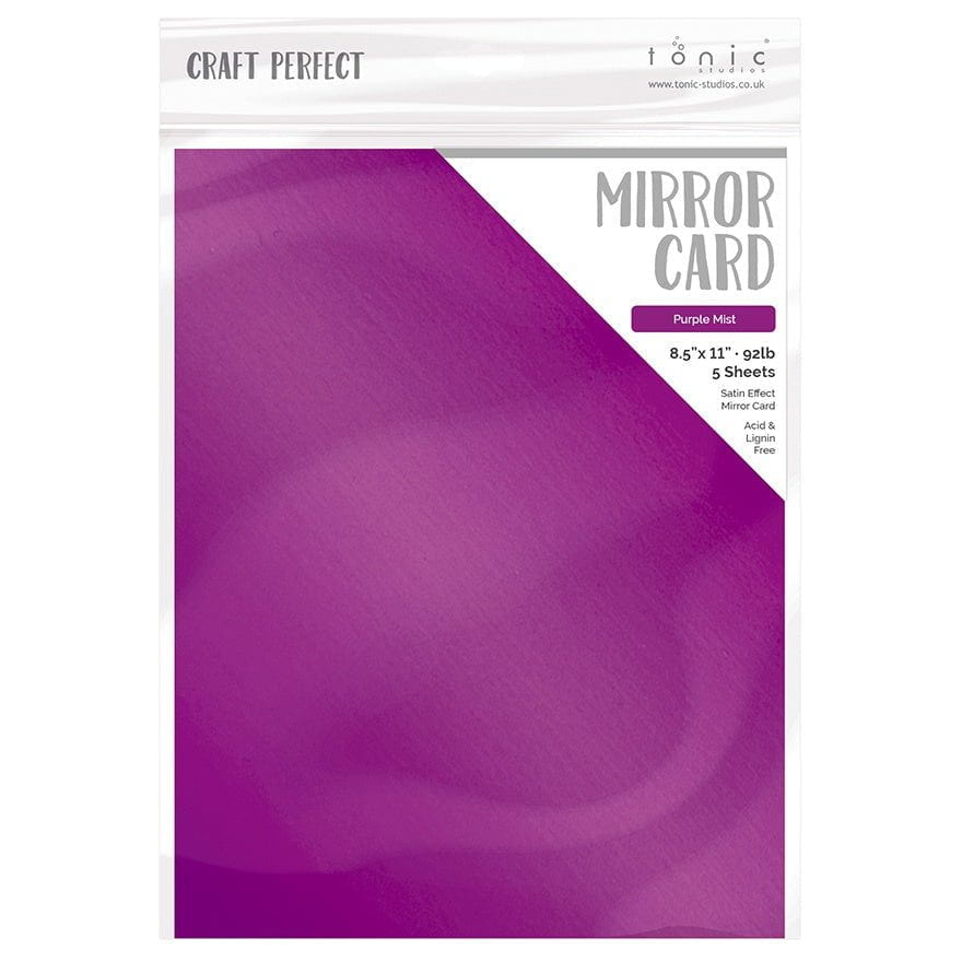 Craft Perfect 8.5x11 Satin Mirror Cardstock Pack