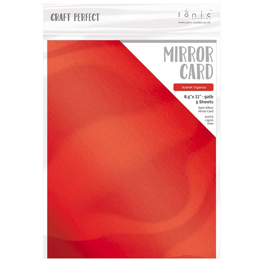 Craft Perfect 8.5x11 Satin Mirror Cardstock Pack