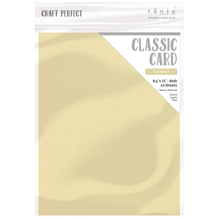 Craft Perfect 8.5x11 Weave Textured Classic Cardstock Pack
