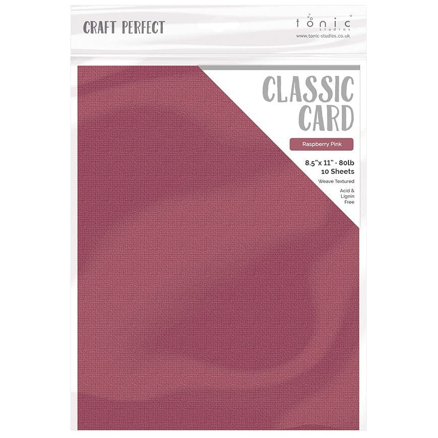 Craft Perfect 8.5x11 Weave Textured Classic Cardstock Pack