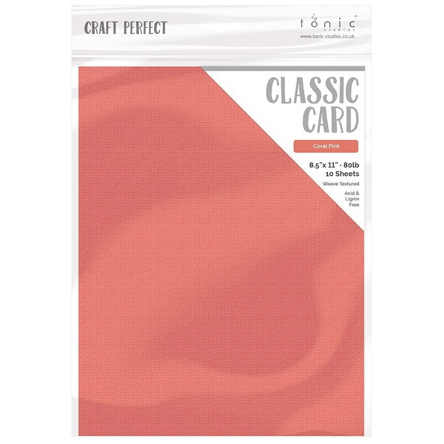 Craft Perfect 8.5x11 Weave Textured Classic Cardstock Pack