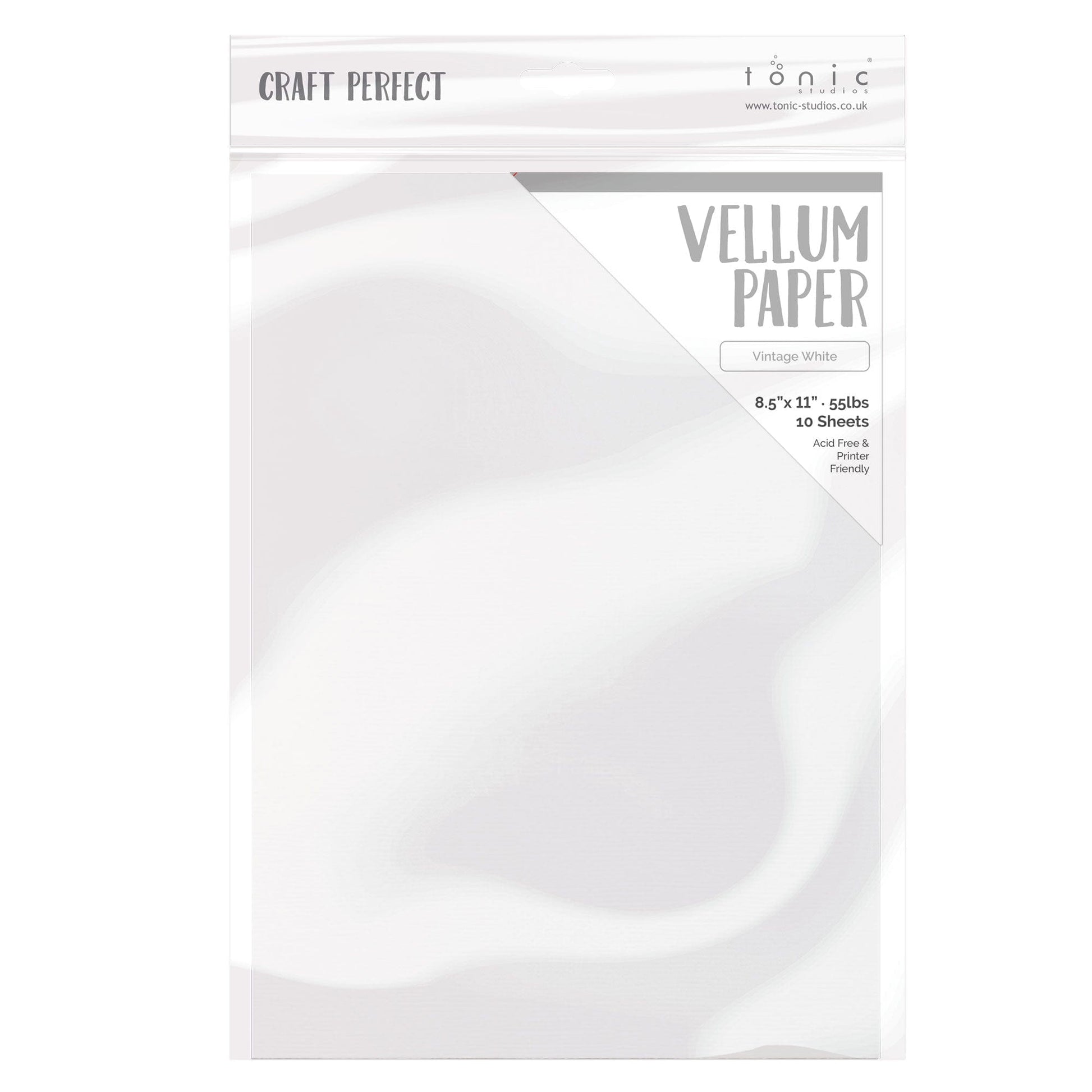 Craft Perfect 8.5x11 Vellum Paper, 10 pack