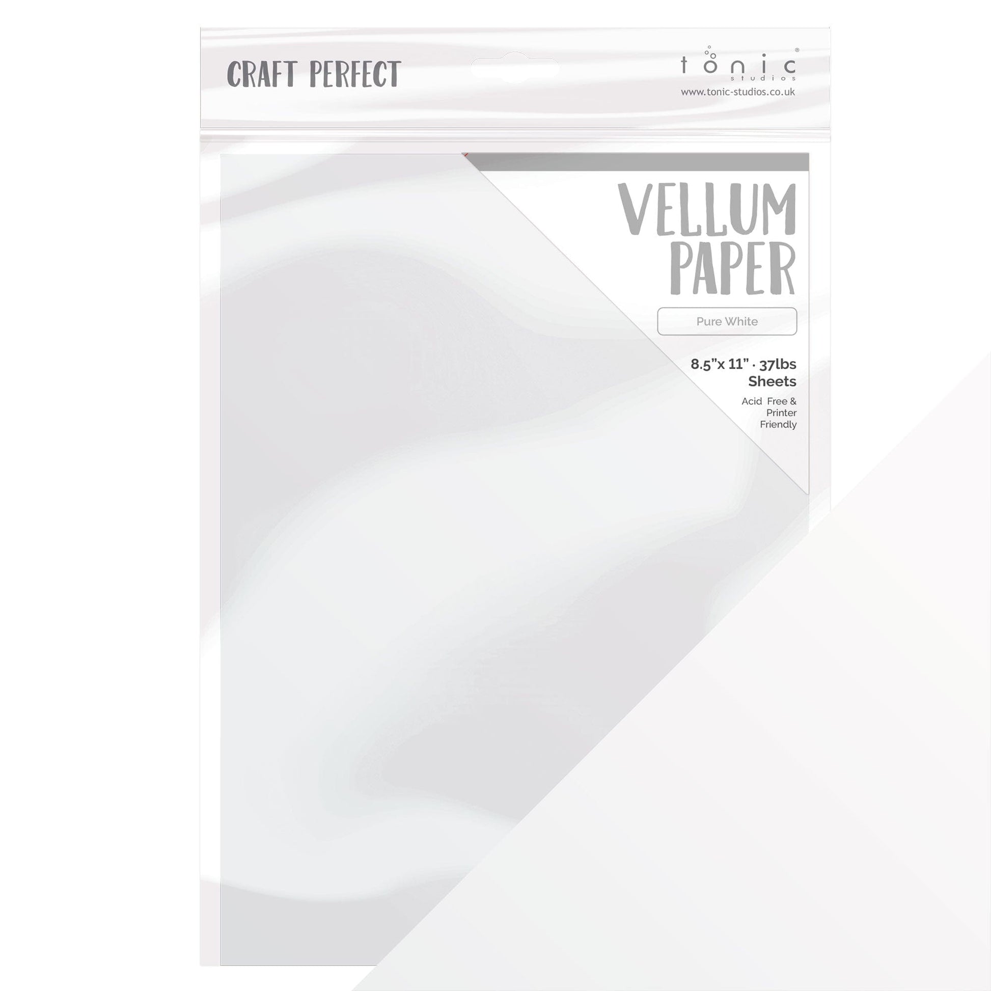 Craft Perfect 8.5x11 Vellum Paper, 10 pack