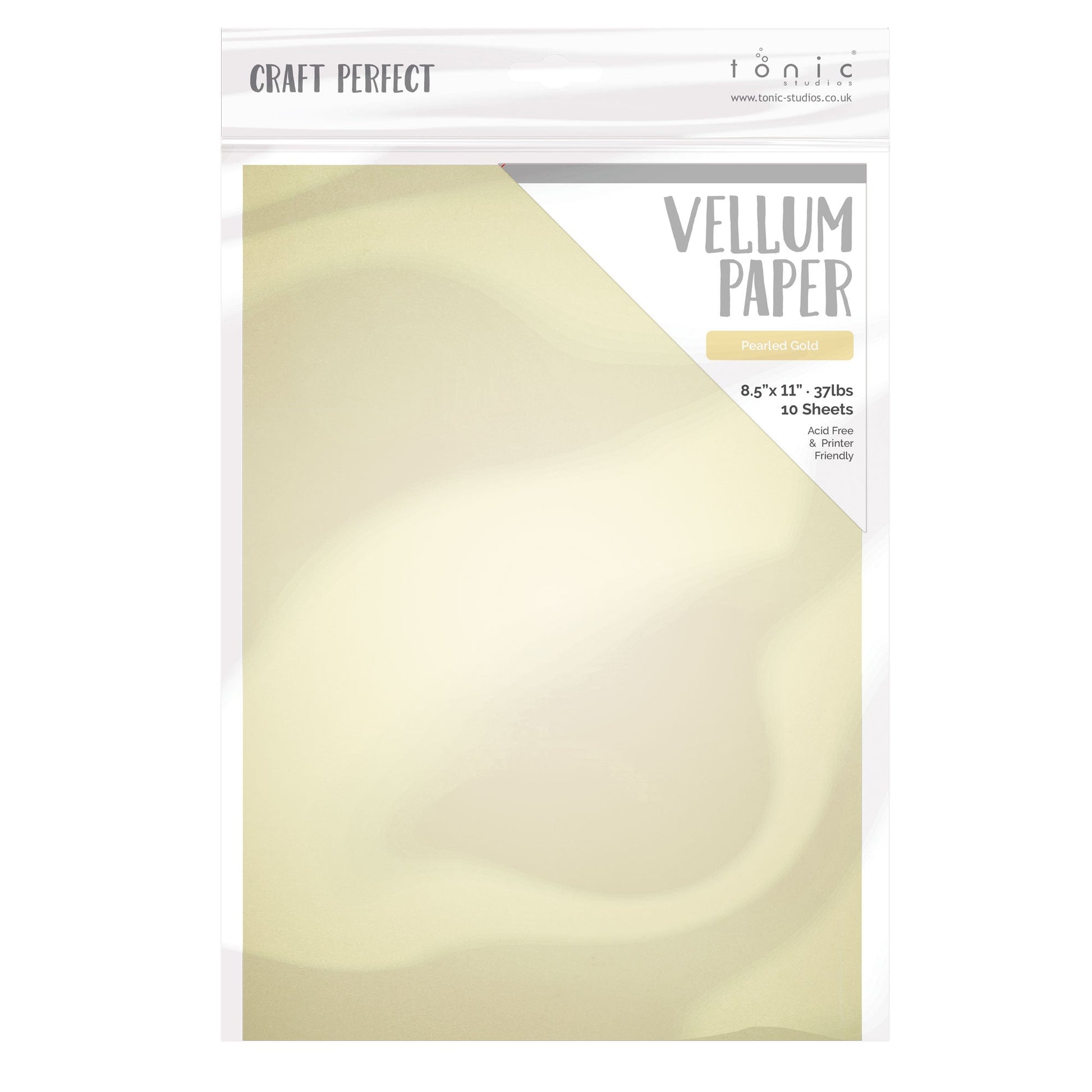 Craft Perfect 8.5x11 Vellum Paper, 10 pack