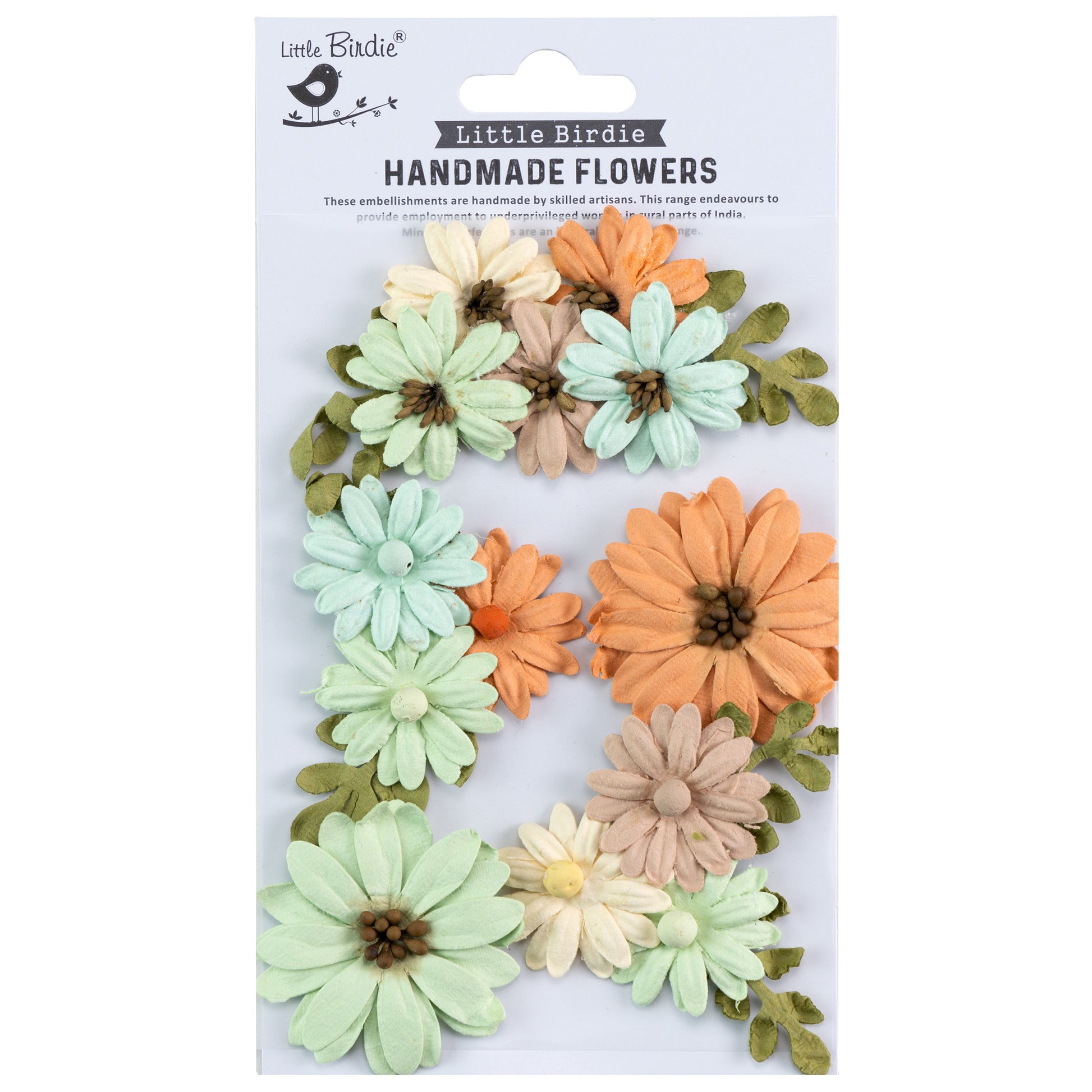 Fairy Garden Paper Flowers from Little Birdie