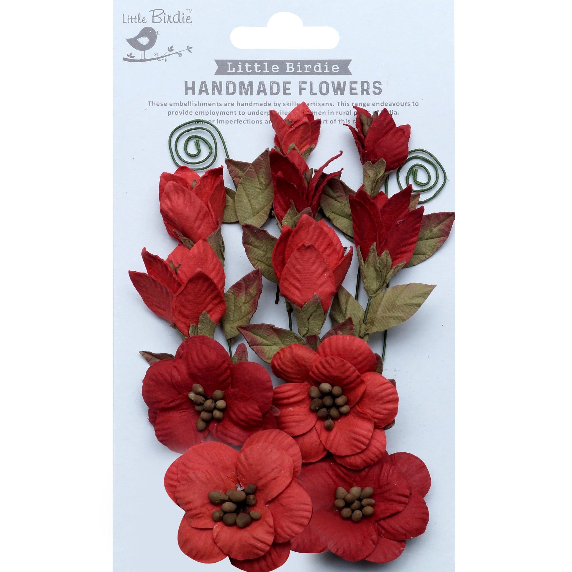 Denny Mixed Paper Flowers from Little Birdie
