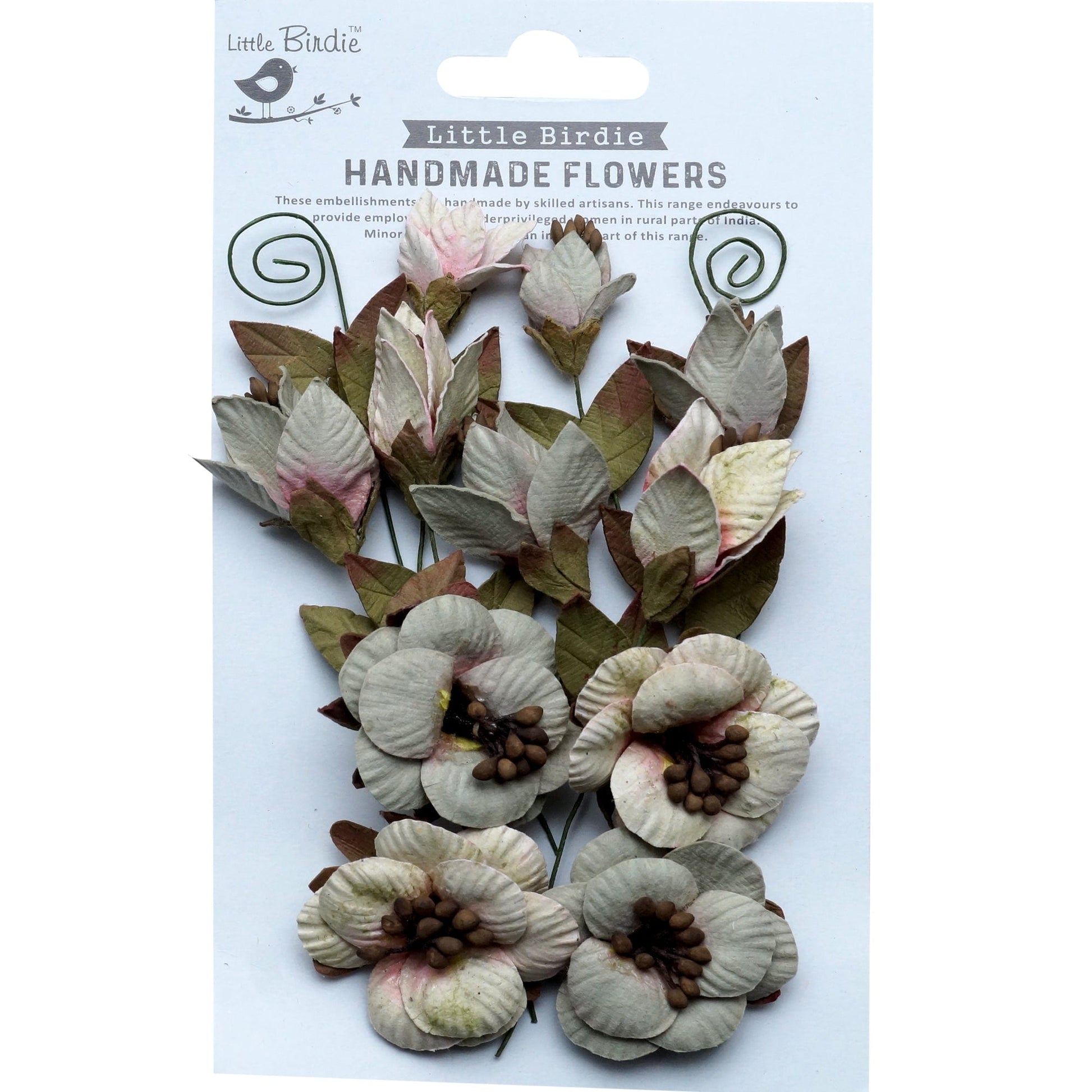 Denny Mixed Paper Flowers from Little Birdie