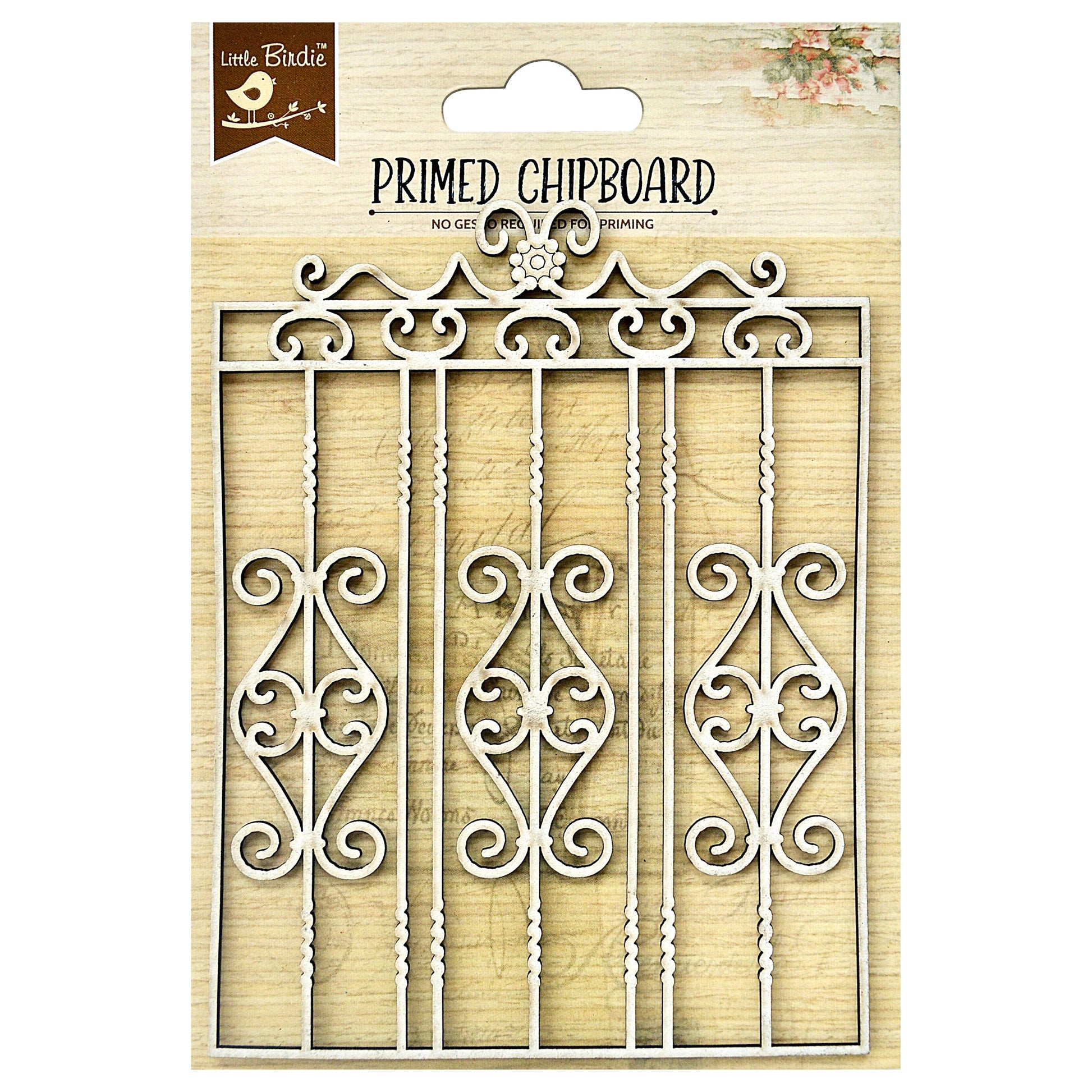 Laser Cut Chipboard Decorative Shapes from Little Birdie