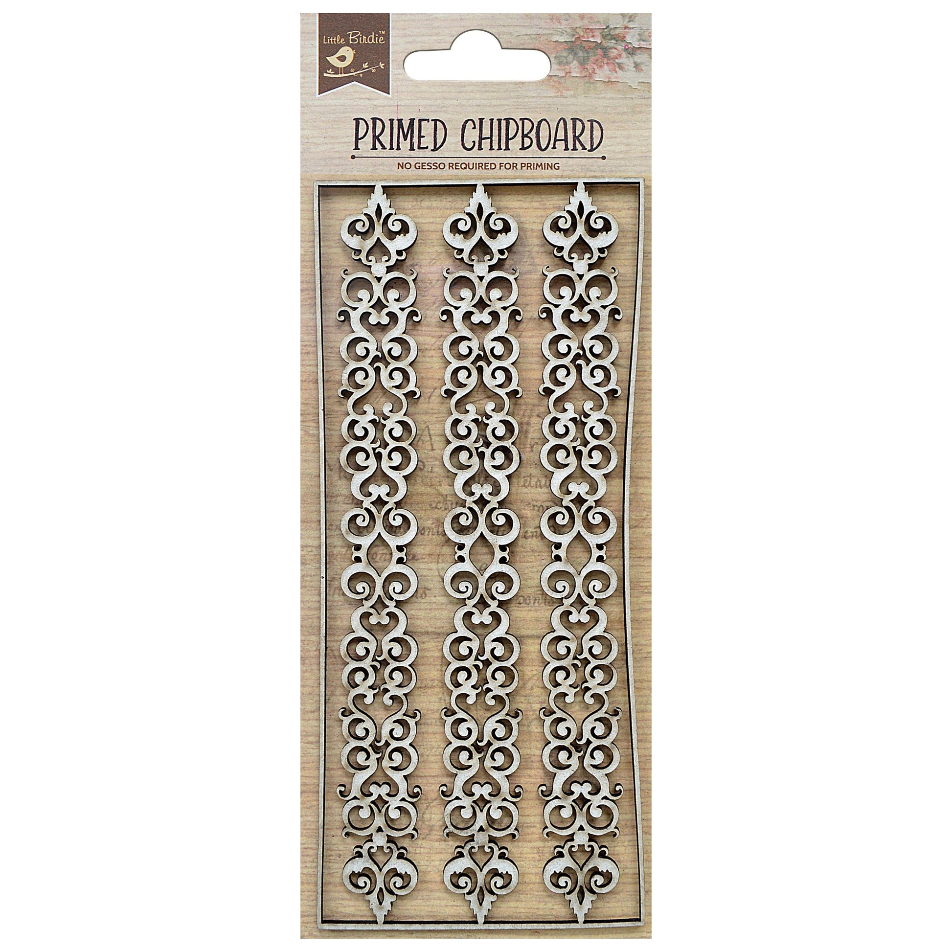 Laser Cut Chipboard Decorative Shapes from Little Birdie