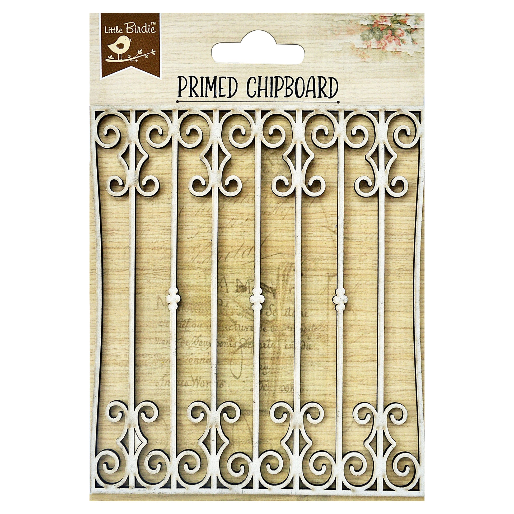 Laser Cut Chipboard Decorative Shapes from Little Birdie