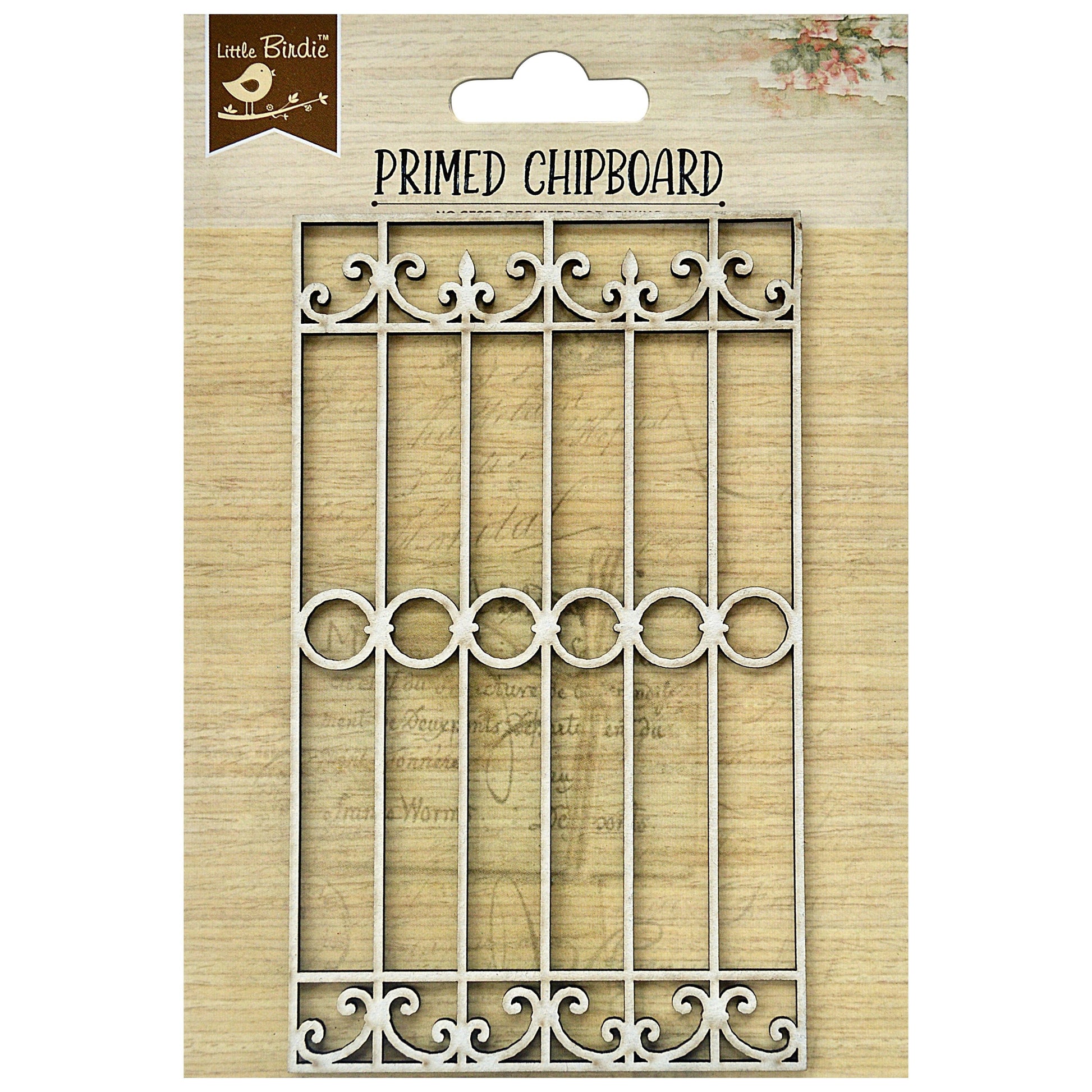 Laser Cut Chipboard Decorative Shapes from Little Birdie