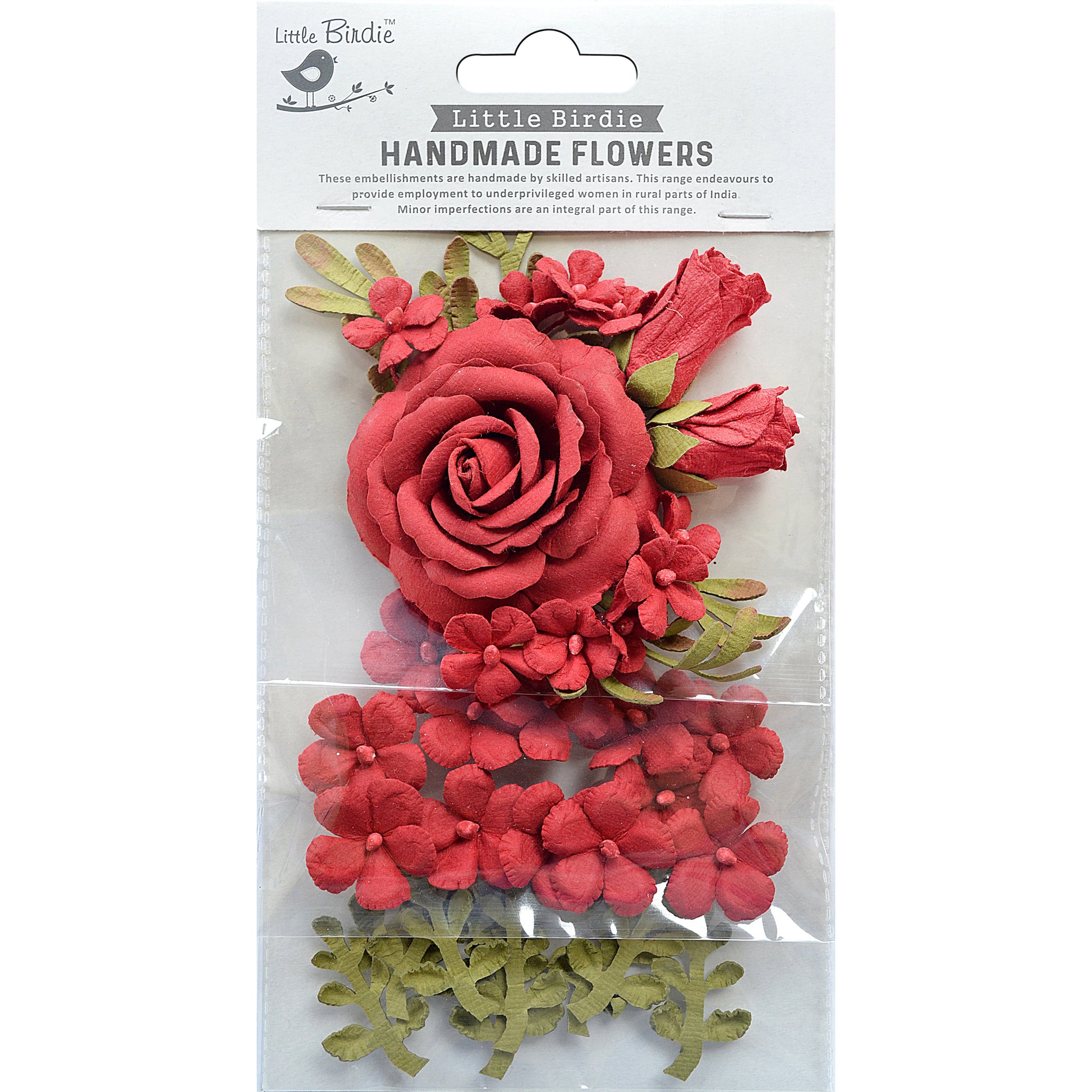Rooney Mixed Paper Flowers and Leaves from Little Birdie