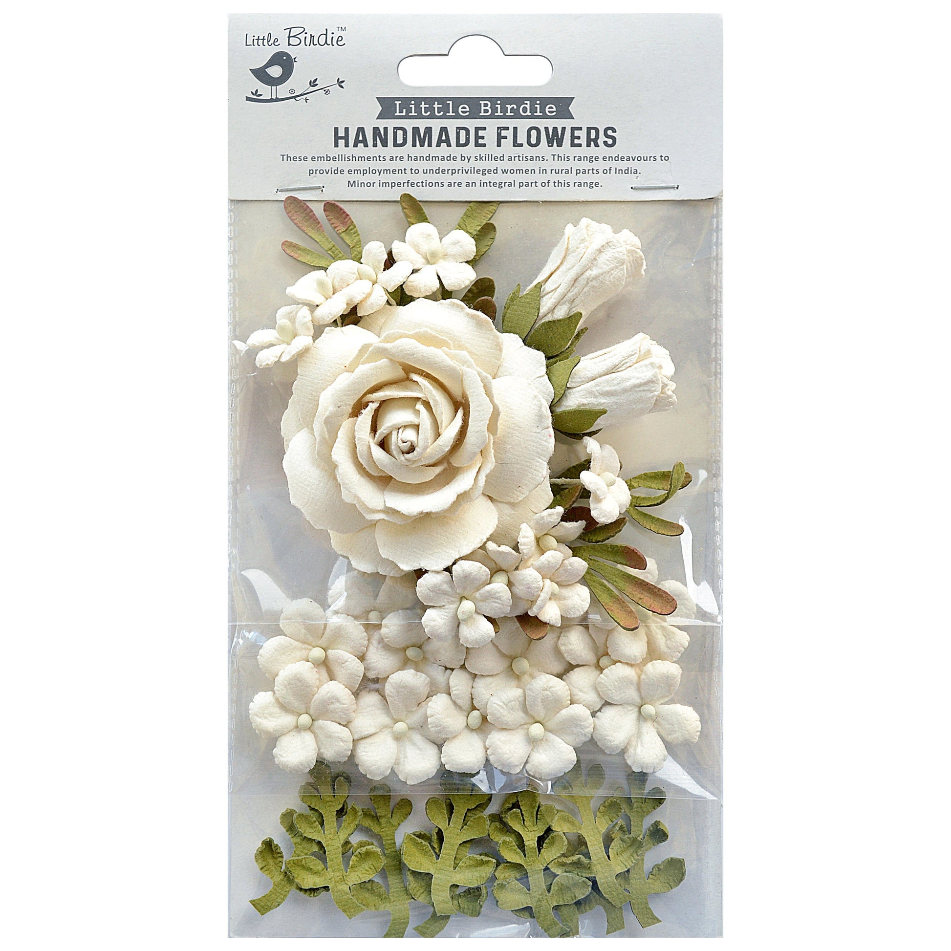Rooney Mixed Paper Flowers and Leaves from Little Birdie