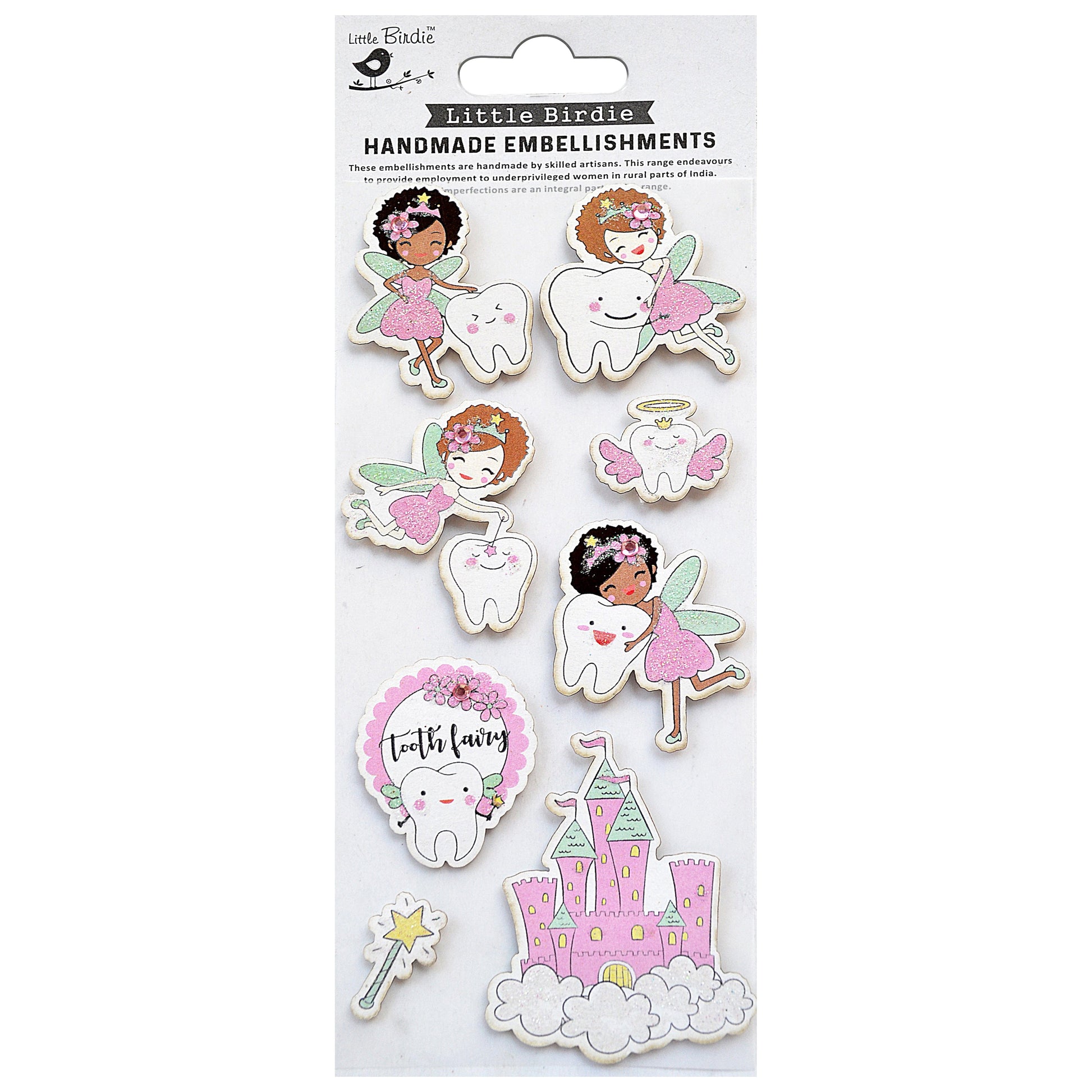 3D Embellishment 8/Pkg Hello Baby