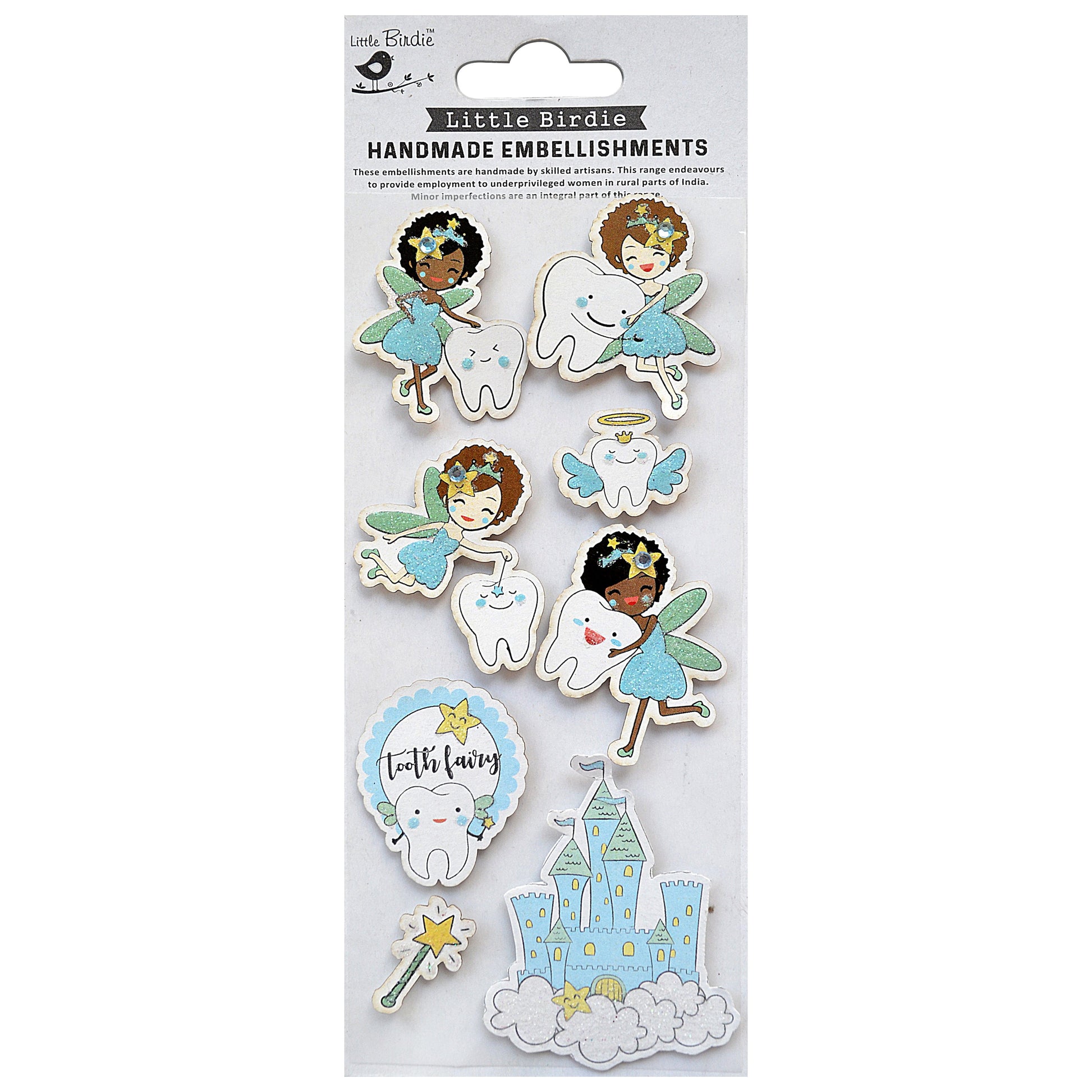 3D Embellishment 8/Pkg Hello Baby