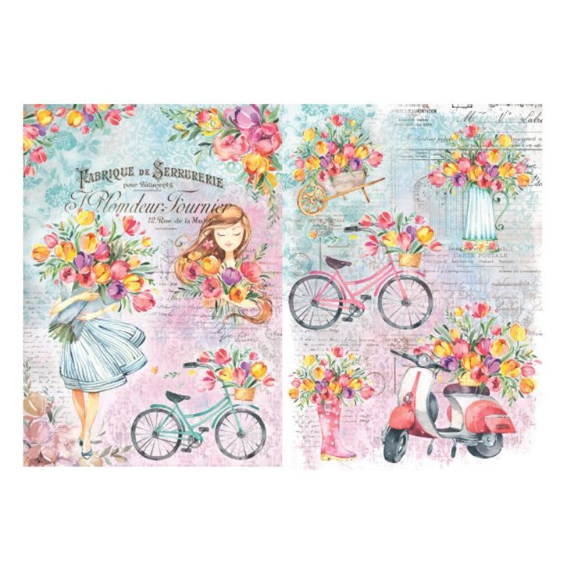 Decoupage Filament Paper A4 2/Pkg